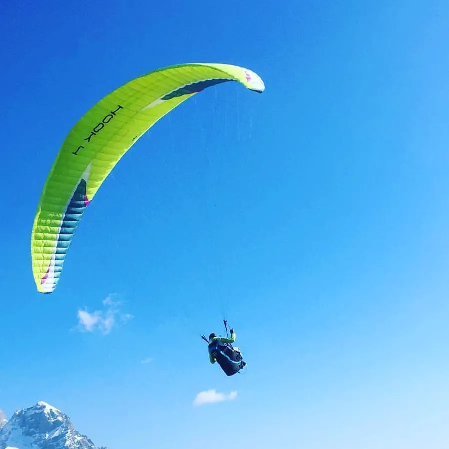 Volo in parapendio biposto tra Pinzolo e Madonna di Campiglio