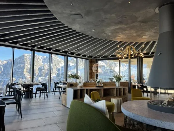 Lunch at the Doss Alpine Style mountain hut with views of the Rendena Valley above Pinzolo