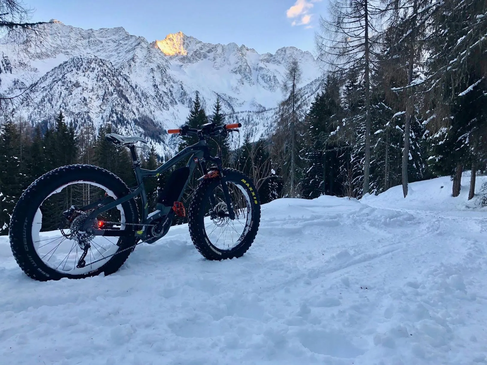 Night Fat Bike Excursion on the Slopes at Tonale