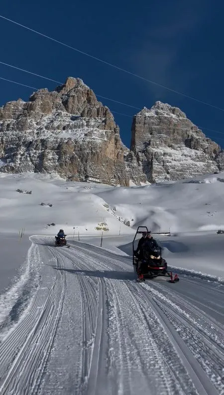 Safari in Motoslitta alle Tre Cime di Lavaredo