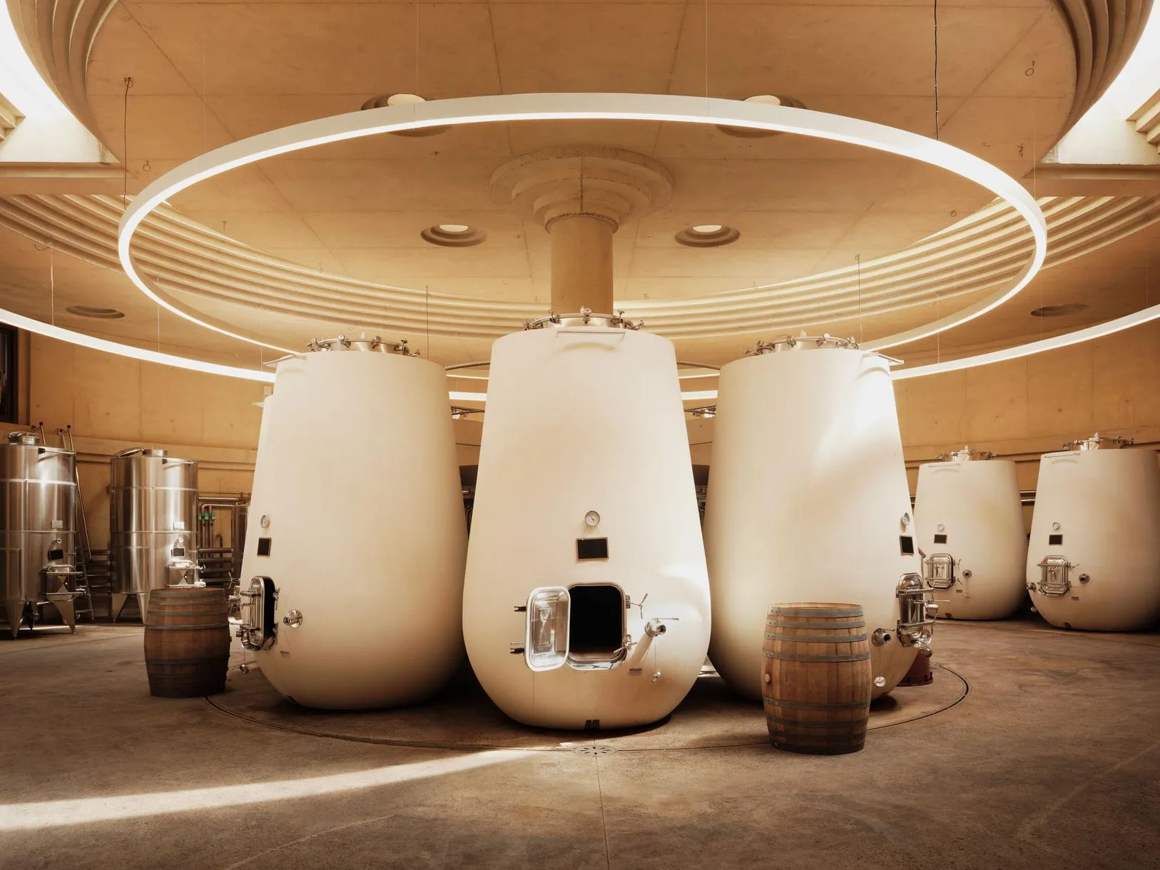 Wine tasting at Sequerciani winery in the Maremma outside Grosseto