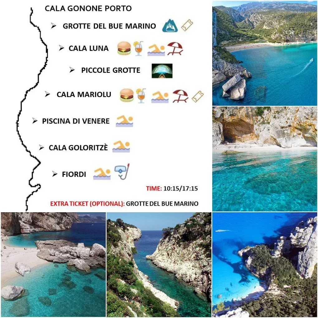 Escursione in gommone di gruppo nel Golfo di Orosei da Cala Gonone