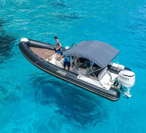 Day in private dinghy with skipper in Cala Goloritzé