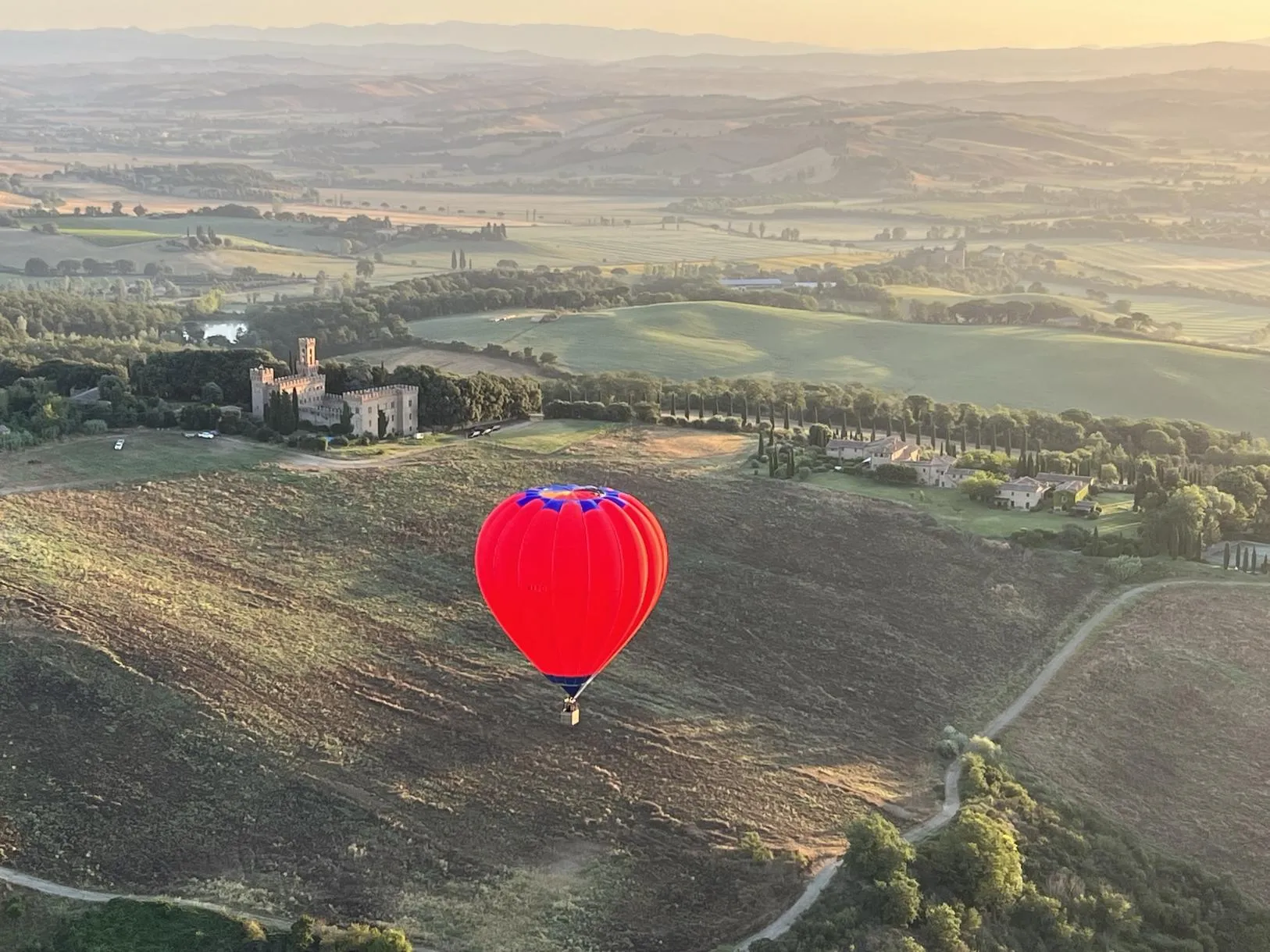 Volo in mongolfiera sopra Siena