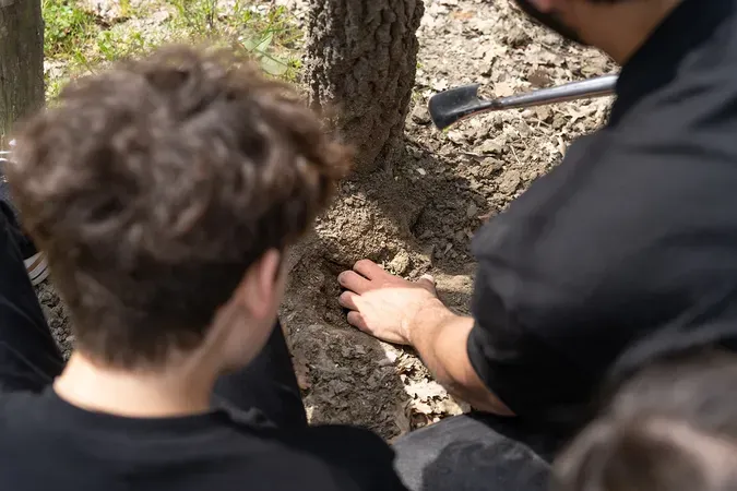 Caccia al tartufo a Volterra