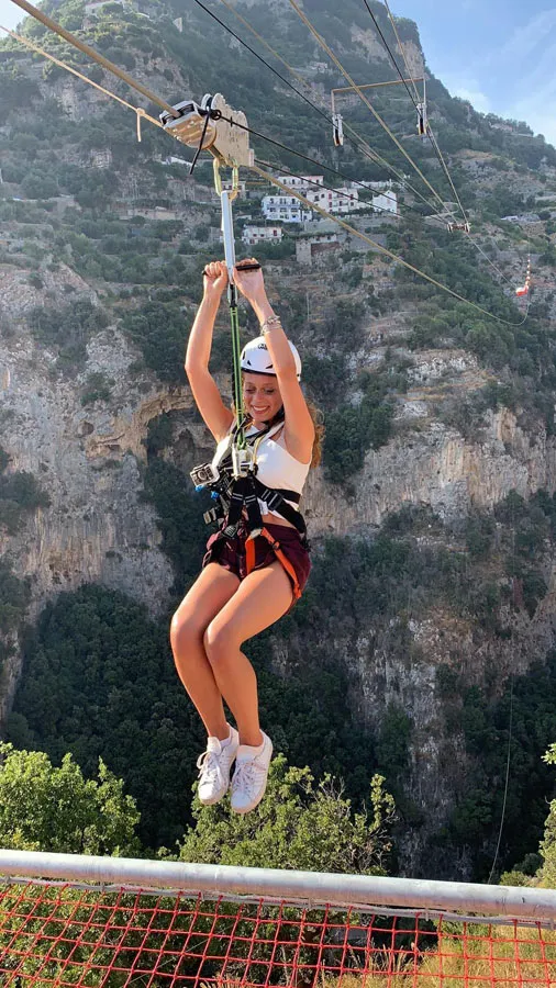 Zipline in Costiera Amalfitana a Furore