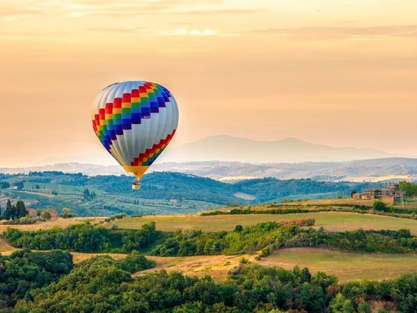 Giro in mongolfiera nel Chianti da Bargino