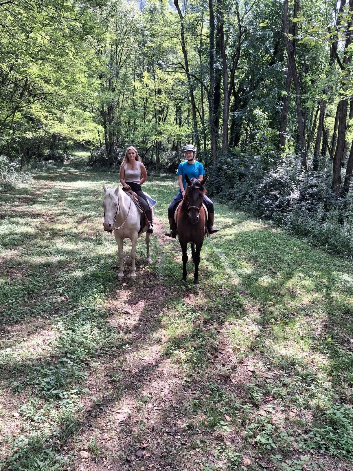 Passeggiata a cavallo in Valchiavenna a Samolaco