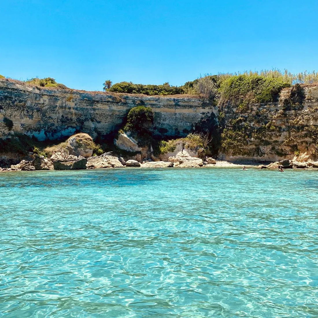 Tour in barca da Otranto alla Baia dei Turchi con aperitivo a bordo
