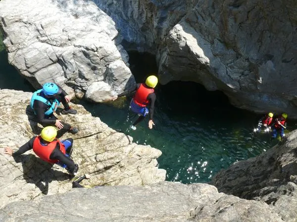 Canyoning at the Crociglia Gorge
