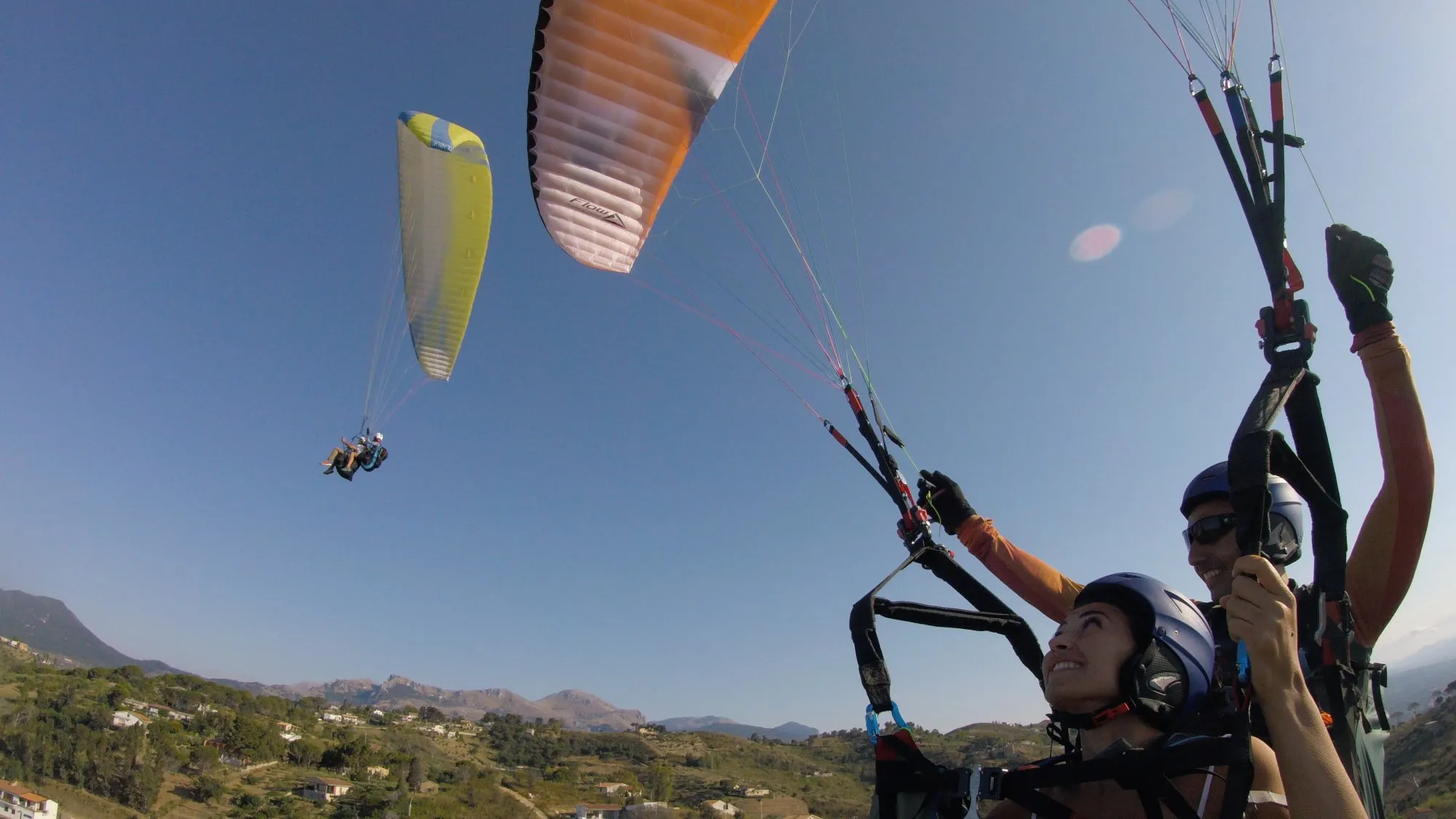 Volo in parapendio biposto fuori Forlì