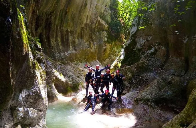Canyoning alla Forra di Riancoli