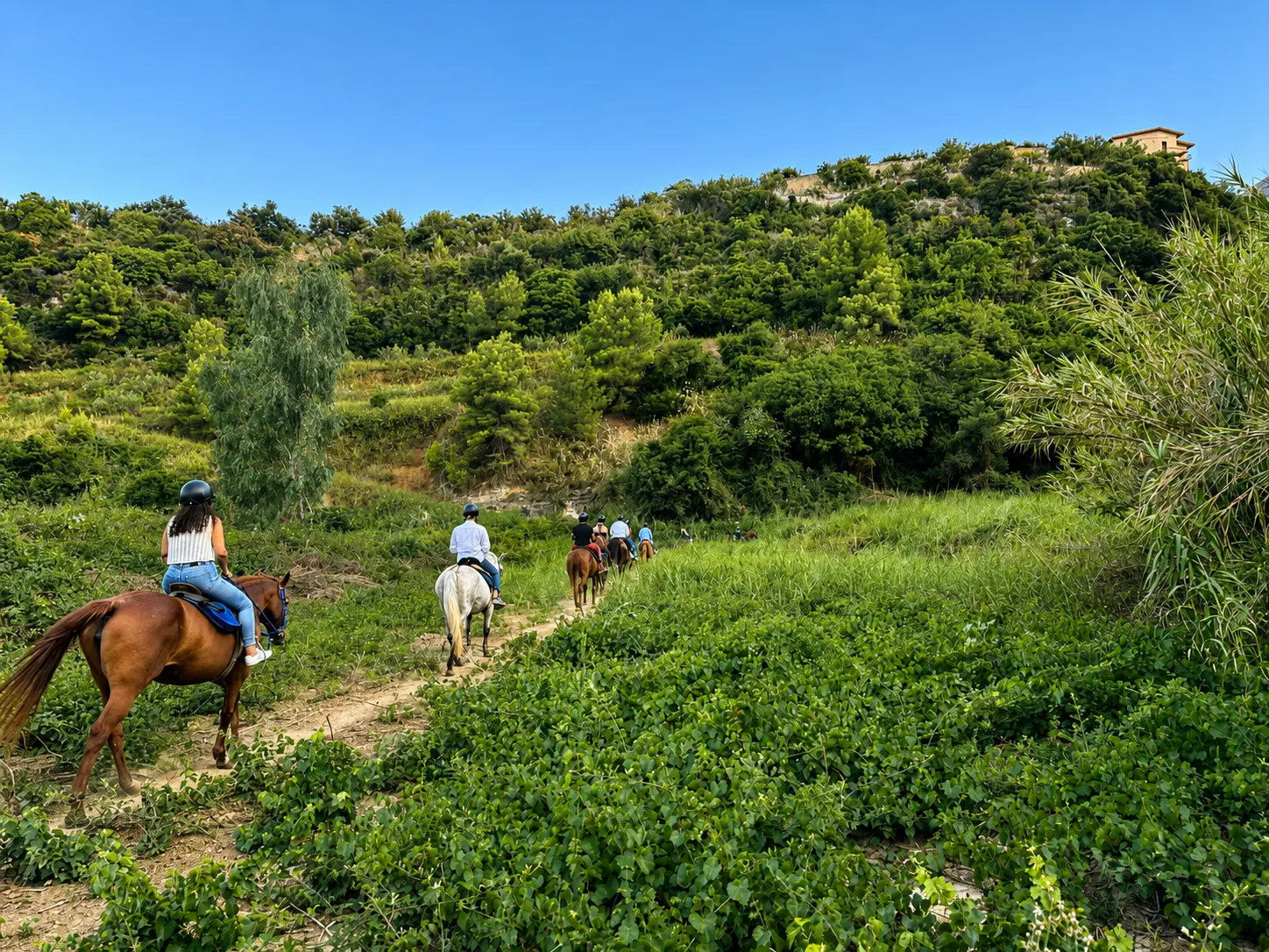 Passeggiata a cavallo sulla spiaggia di Castellammare del Golfo
