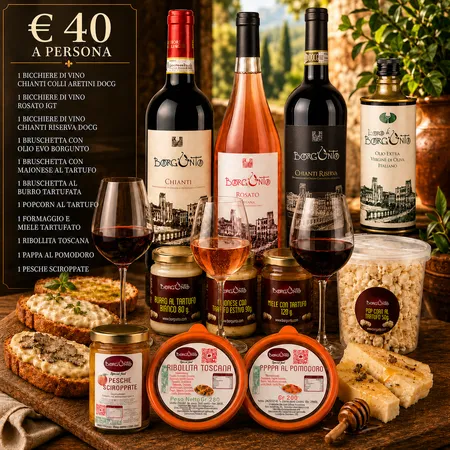 Degustazione di vino e prodotti tipici toscani ad Arezzo