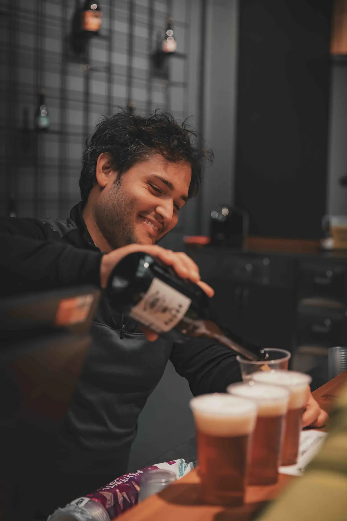 Degustazione di birra vicino al Lago d'Iseo a Boario Terme