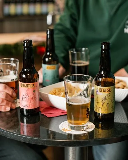 Degustazione di birra artigianale con tagliere sul Lago Maggiore