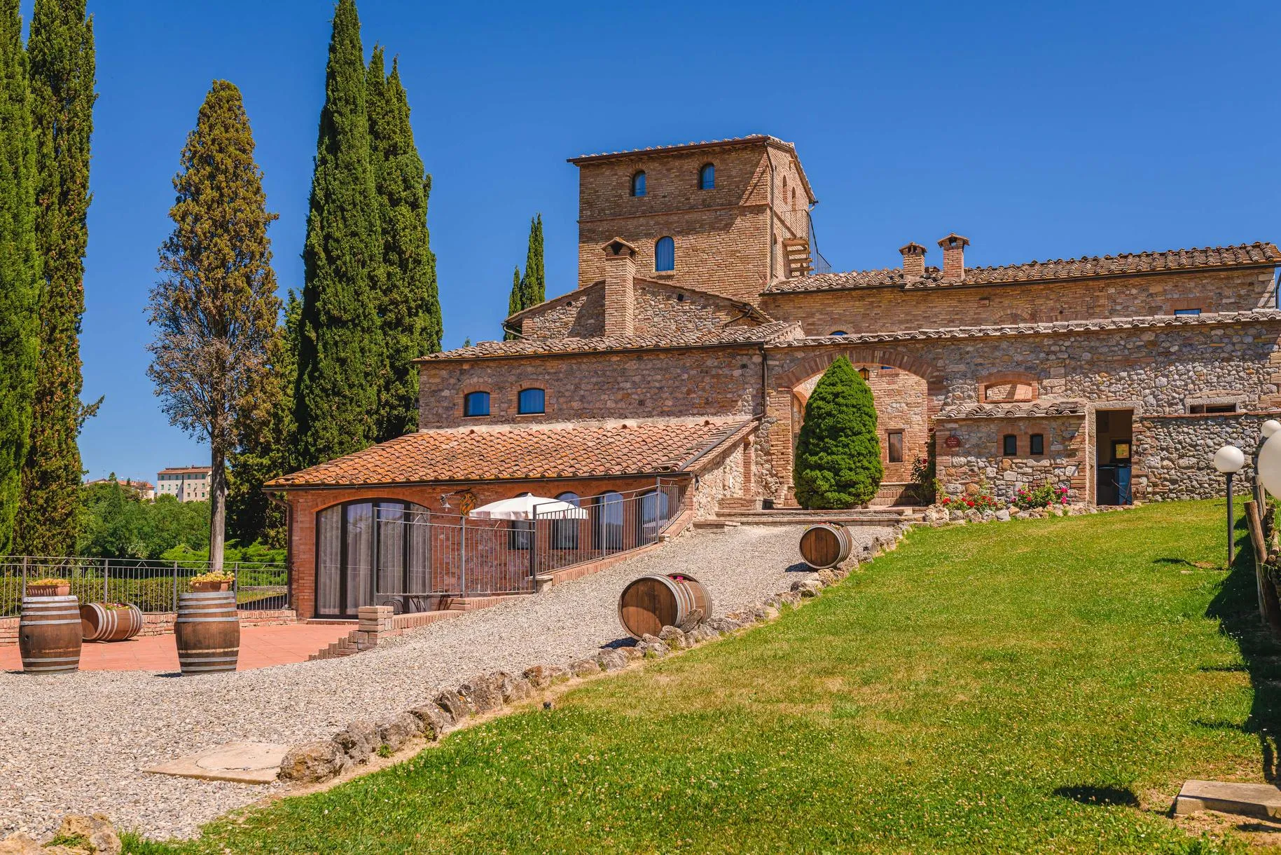 Pranzo con degustazione vini all'Azienda Agricola Palagetto a San Gimignano