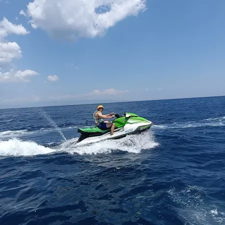 Watercraft rental in the bay of Toarmina and Letojanni