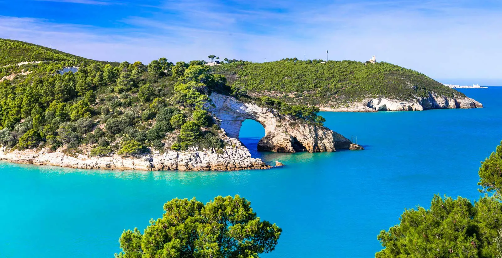 Tour in traghetto al Parco Nazionale del Gargano da Peschici