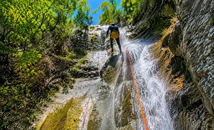 Canyoning alla Forra del Casco nella Valnerina