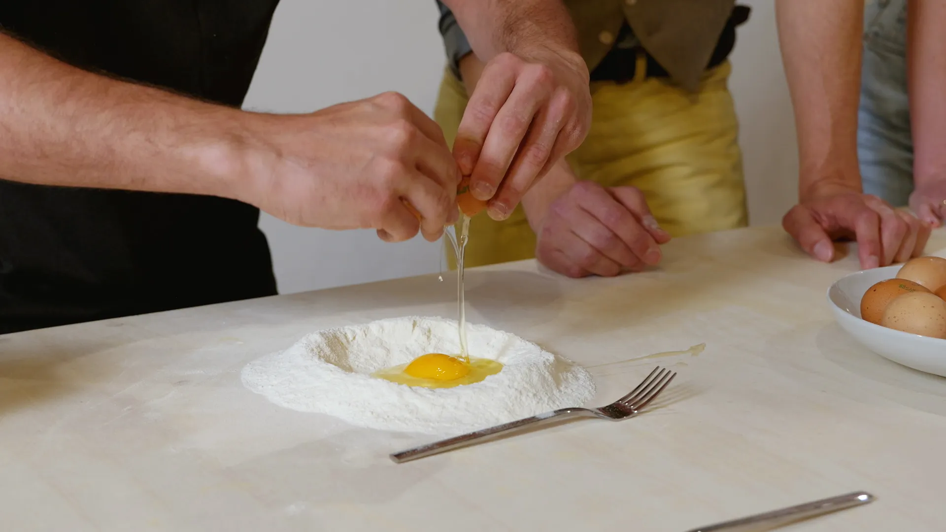 Corso di pasta fresca con pranzo a Milano