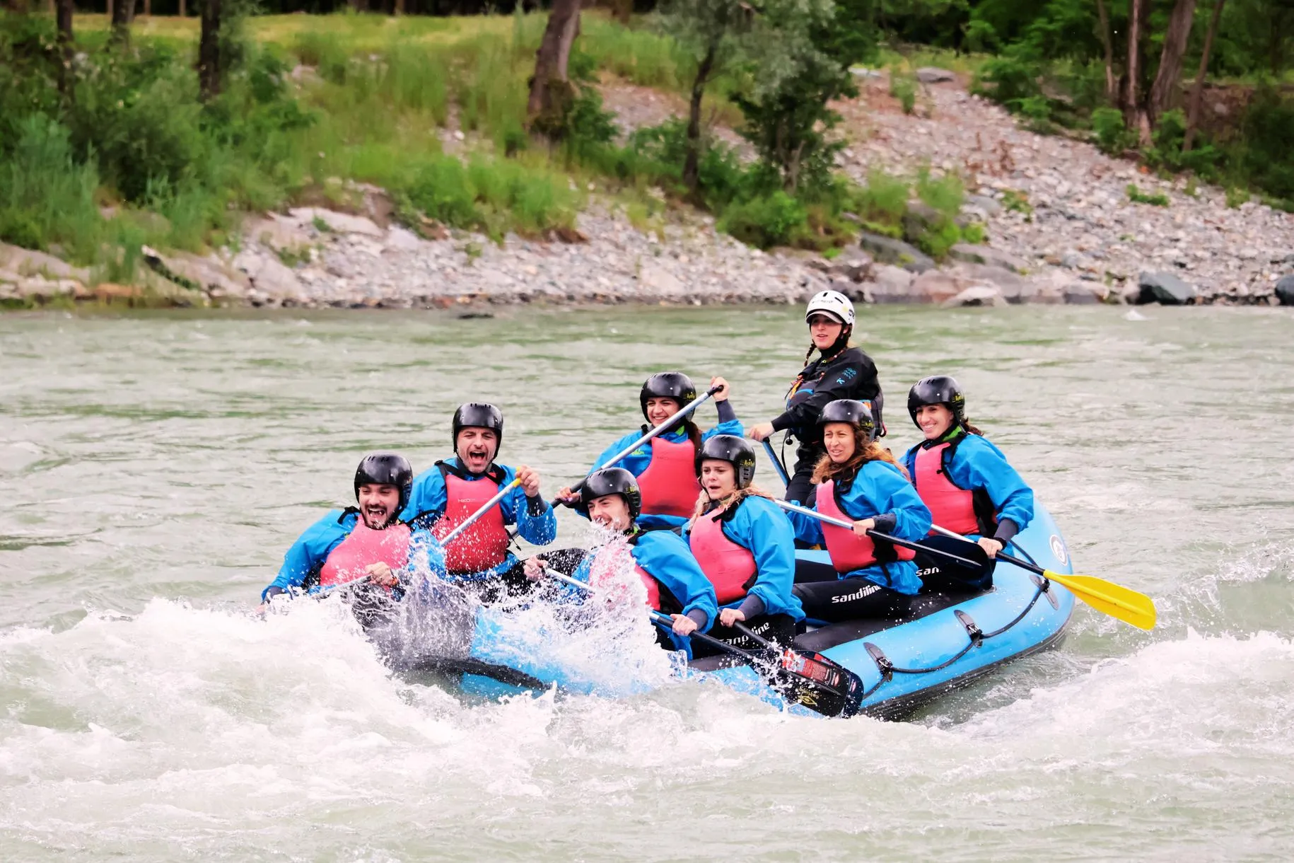 Rafting sull'Adda da Castione Andevenno