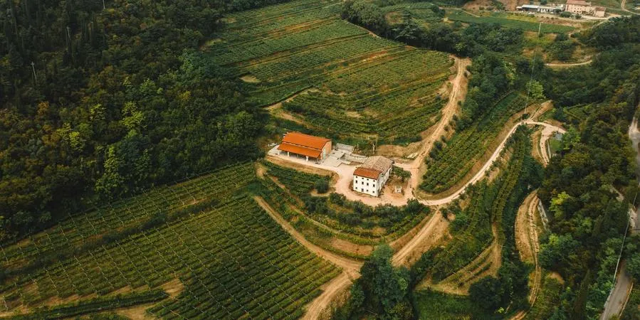 Wine and chocolate tasting outside Verona