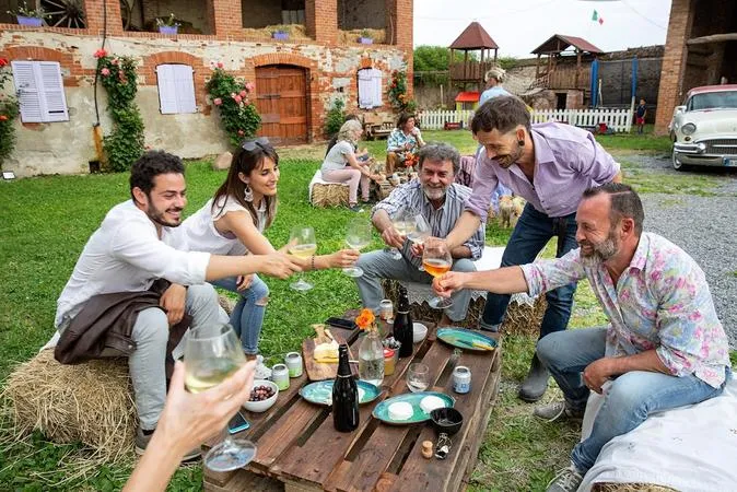 Picnic con prodotti piemontesi nelle Langhe