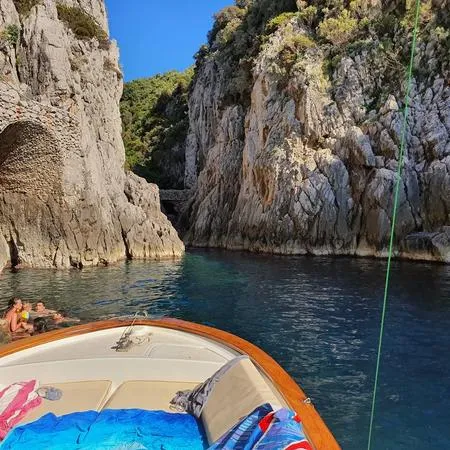 Escursione privata in barca di mezza giornata all'Isola di Capri