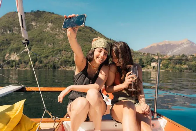 Tour di gruppo in catamarano sul Lago di Como