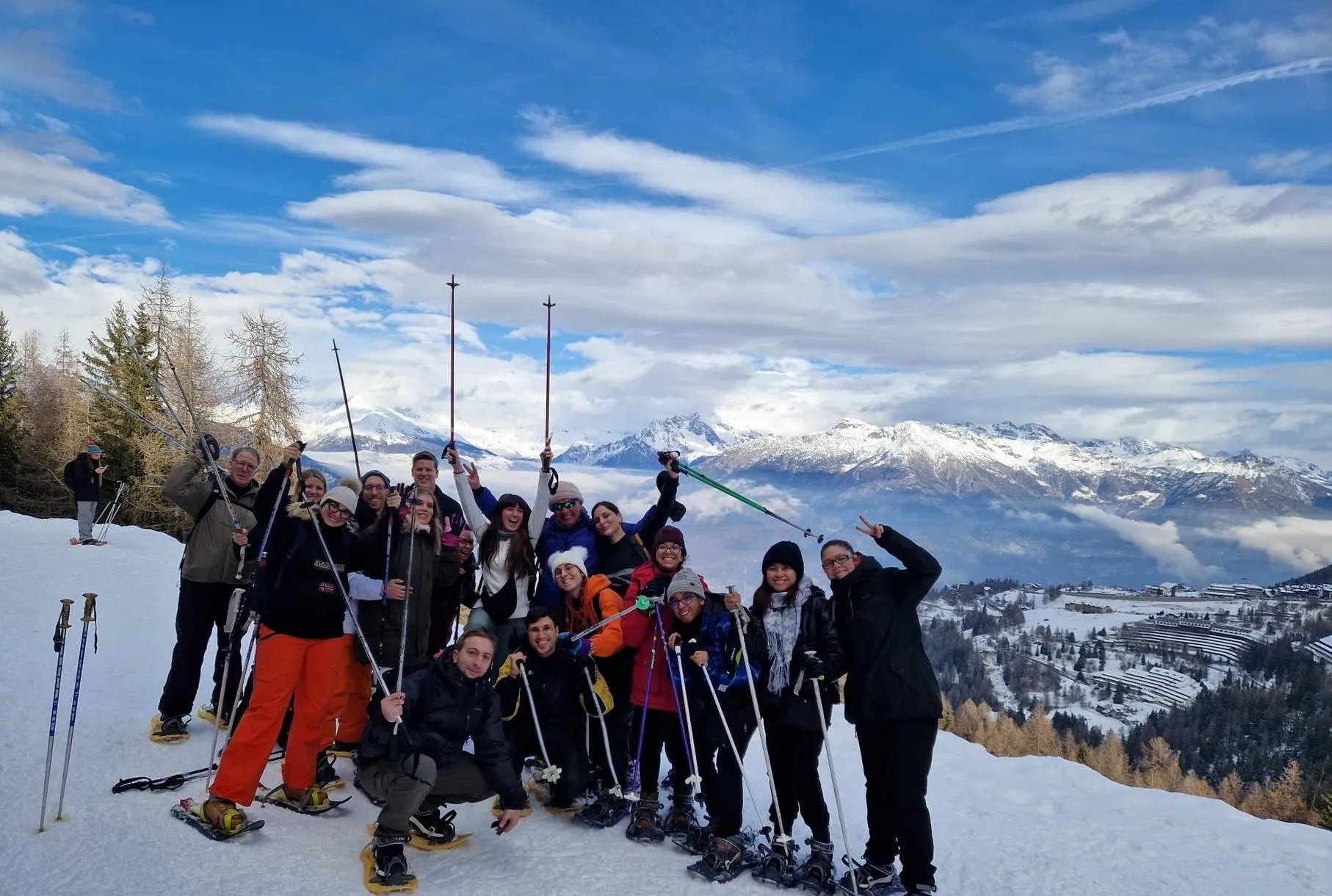 Ciaspolata in quota sulle montagne di Pila