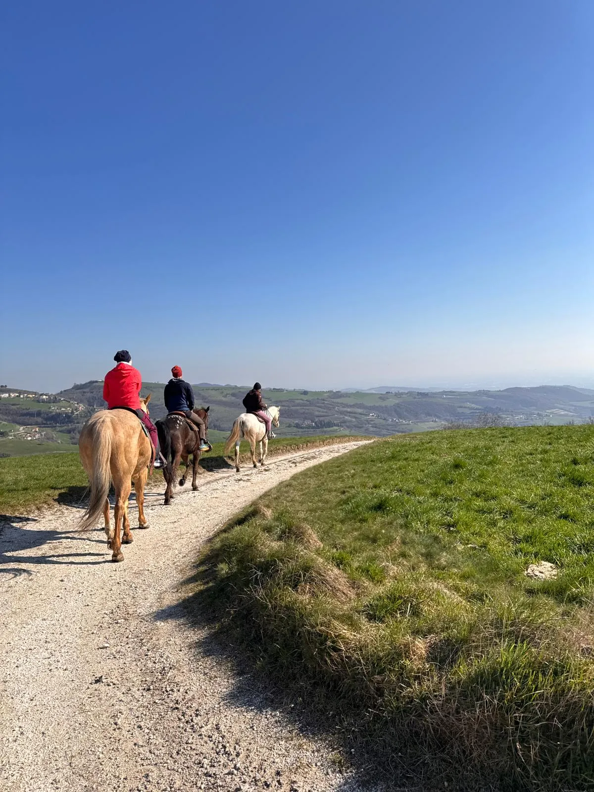 Passeggiata a cavallo nella Lessinia vicino Verona