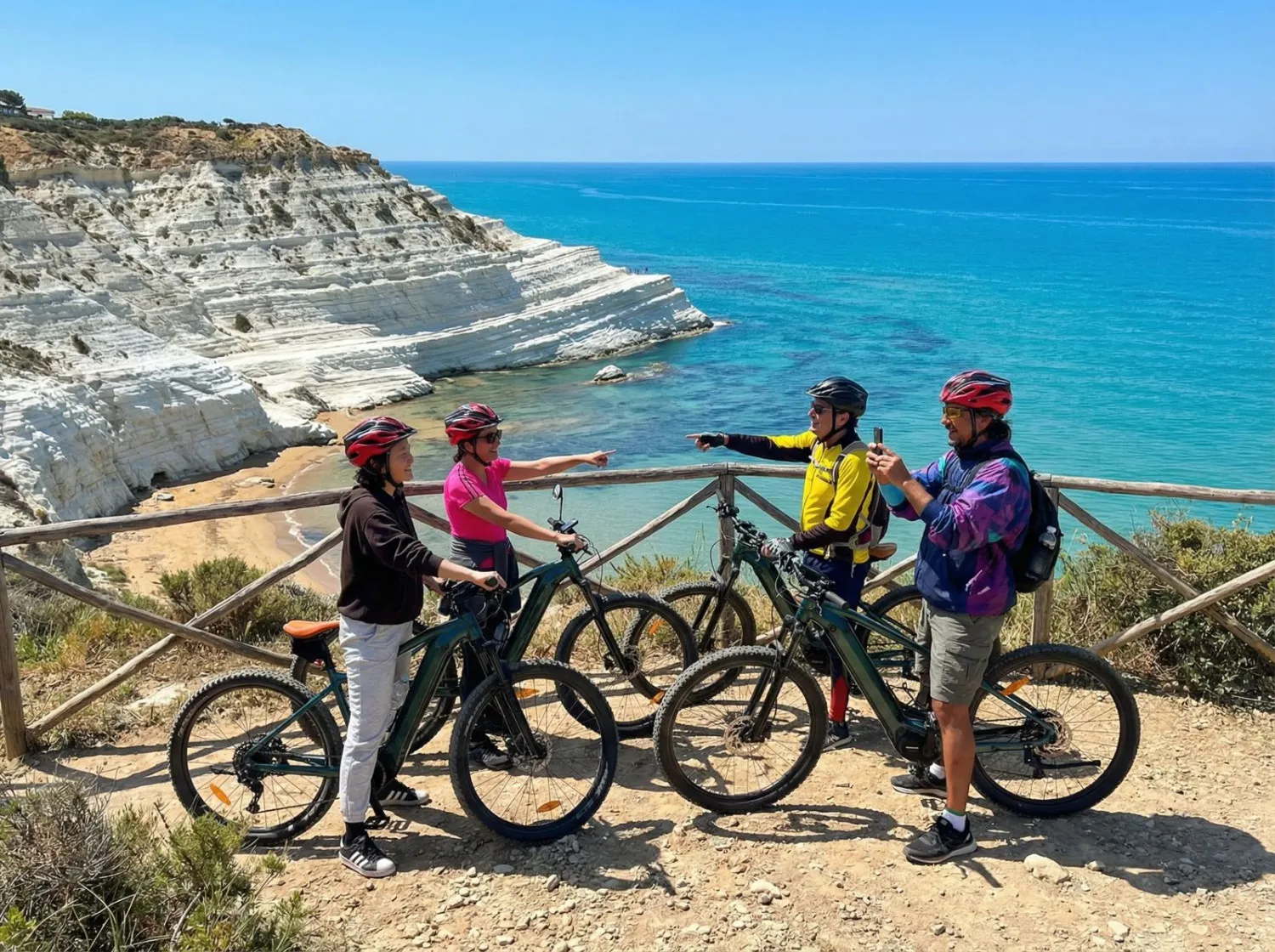 Giro in E-bike lungo la costa di Agrigento