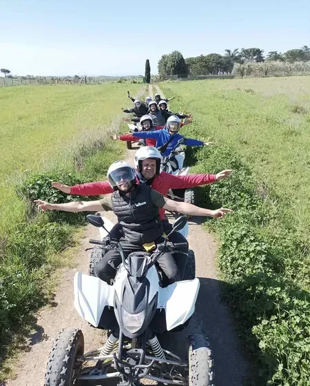 Escursione in Quad a Cerveteri fuori Roma