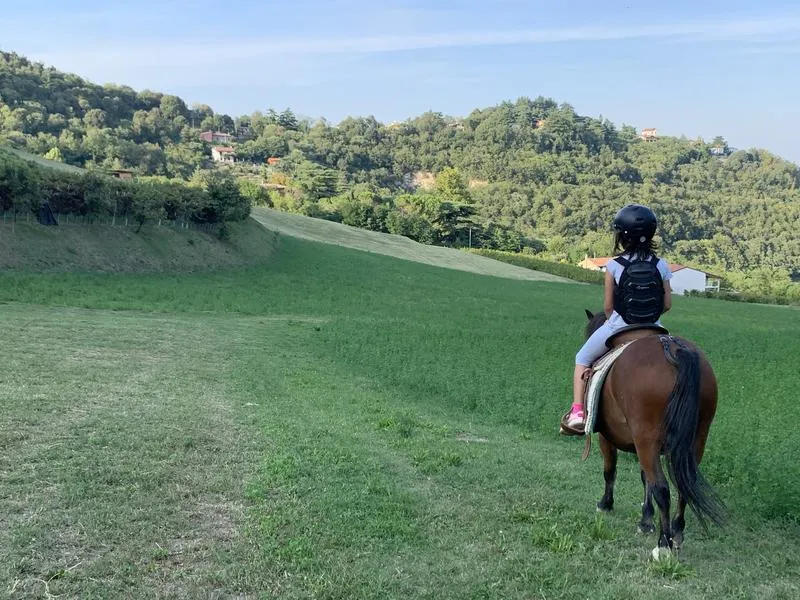 Passeggiata a cavallo per bambini vicino Padova