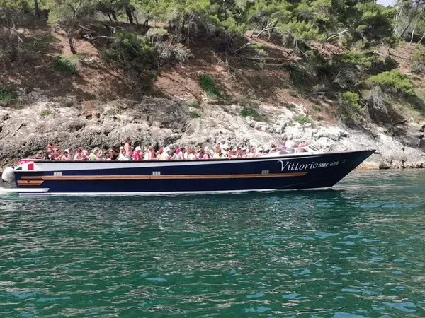 Morning boat excursion along the Gargano coastline
