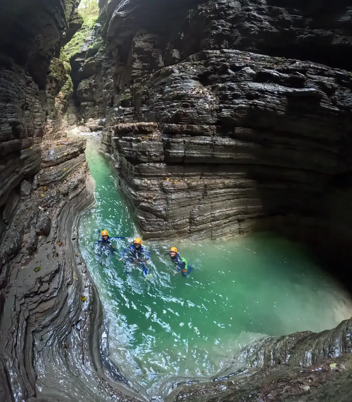 Canyoning in Val Maor ai piedi delle Dolomiti Bellunesi