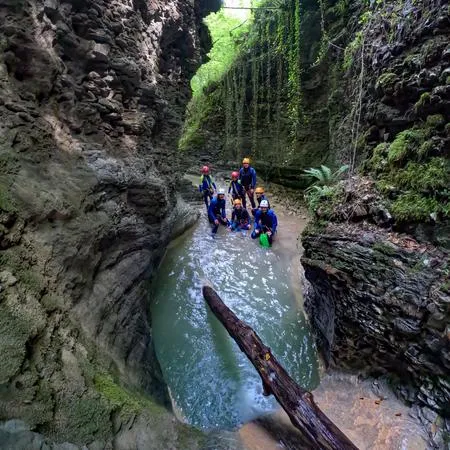 Canyoning in Val Maor per famiglie ai piedi delle Dolomiti