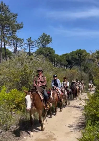 Horseback riding in the Maremma Park