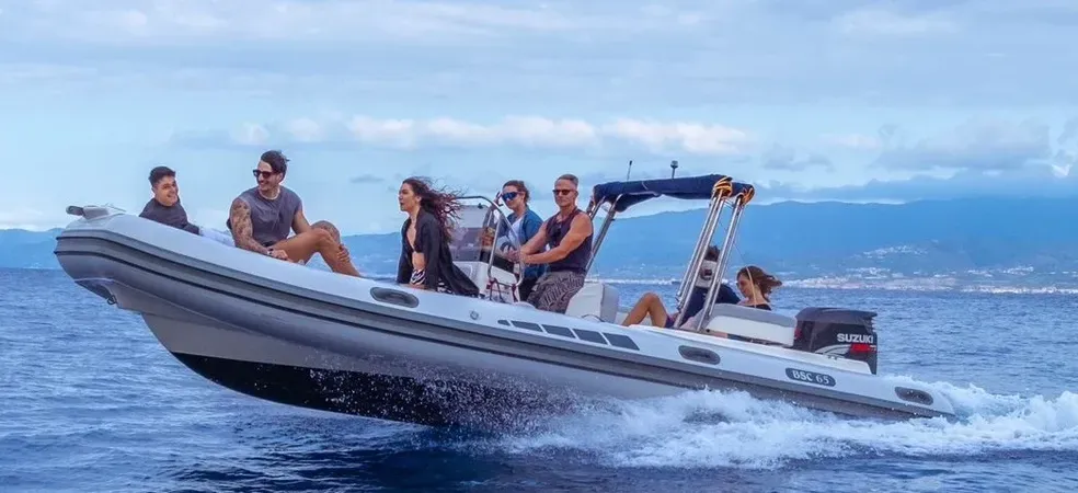 Group day dinghy excursion to Lipari and Vulcano from Milazzo