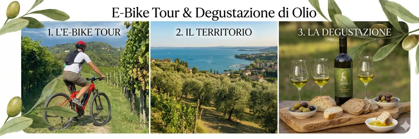 Tour in e-bike con degustazione di olio sul Lago di Garda