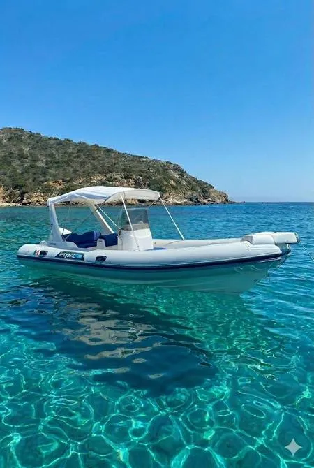 Escursione in gommone nell'Arcipelago di La Maddalena
