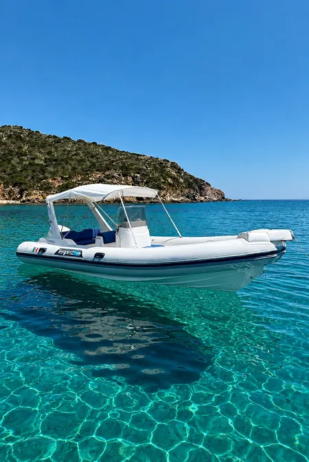 Escursione in gommone nell'Arcipelago di La Maddalena