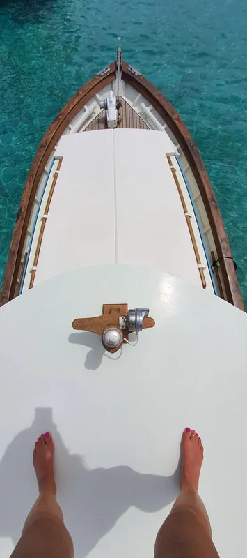 Dinghy excursion in the La Maddalena Archipelago