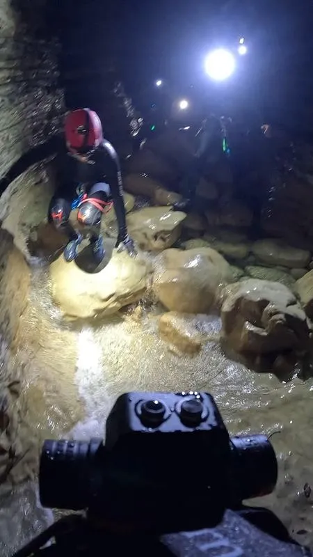Night Canyoning in the Belluno Dolomites