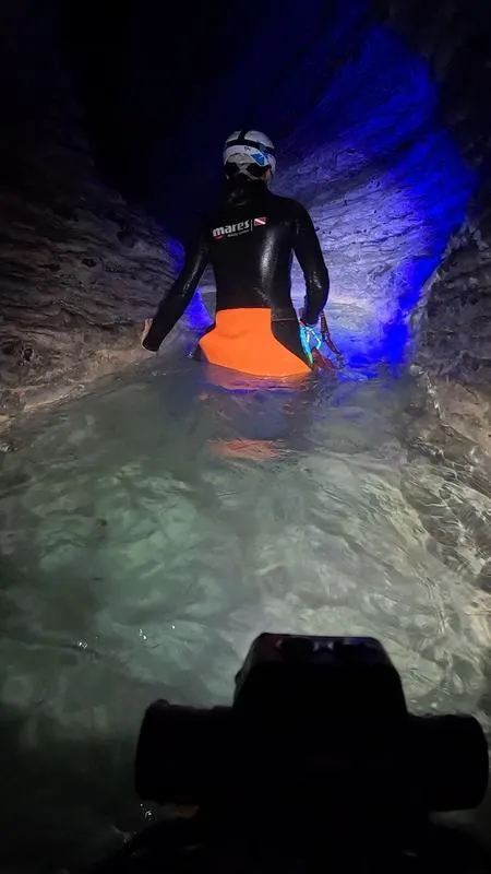Canyoning notturno nelle Dolomiti Bellunesi
