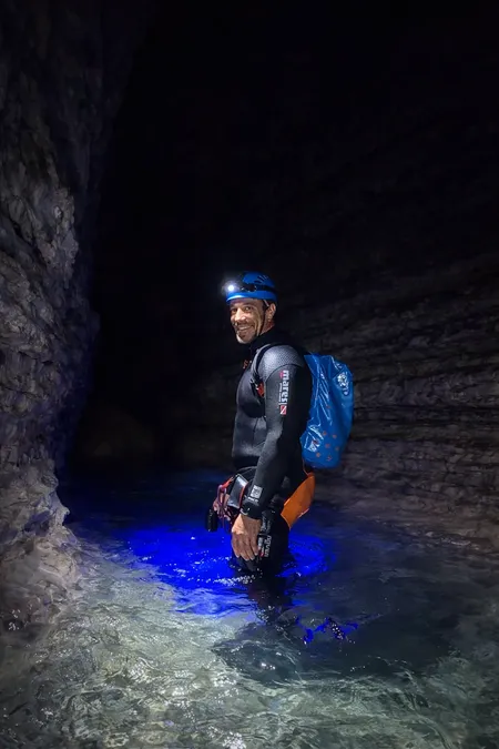 Canyoning notturno nelle Dolomiti Bellunesi
