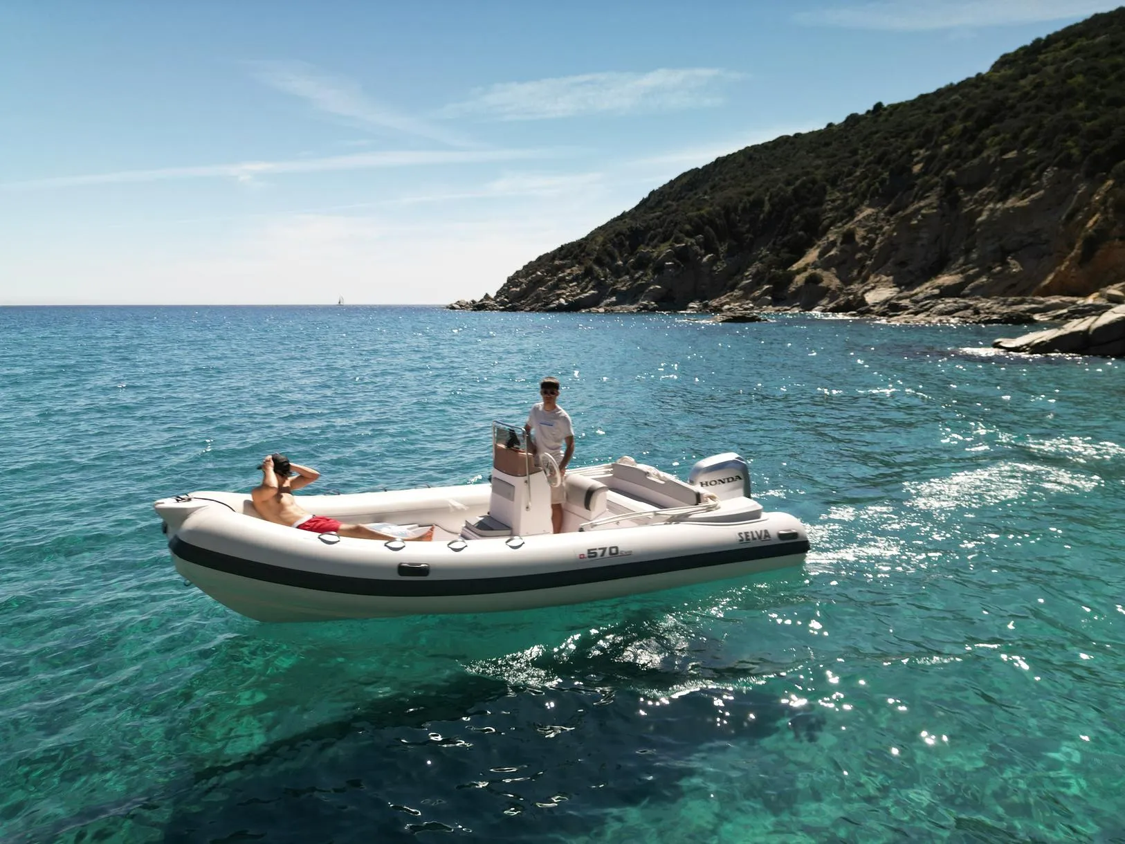 Dinghy excursion to Capo Carbonara from Villasimius