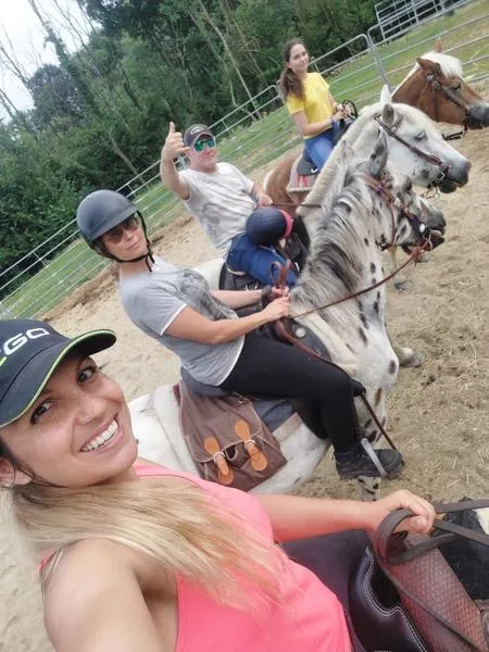 Passeggiata a cavallo nel Parco della Bessa vicino Biella