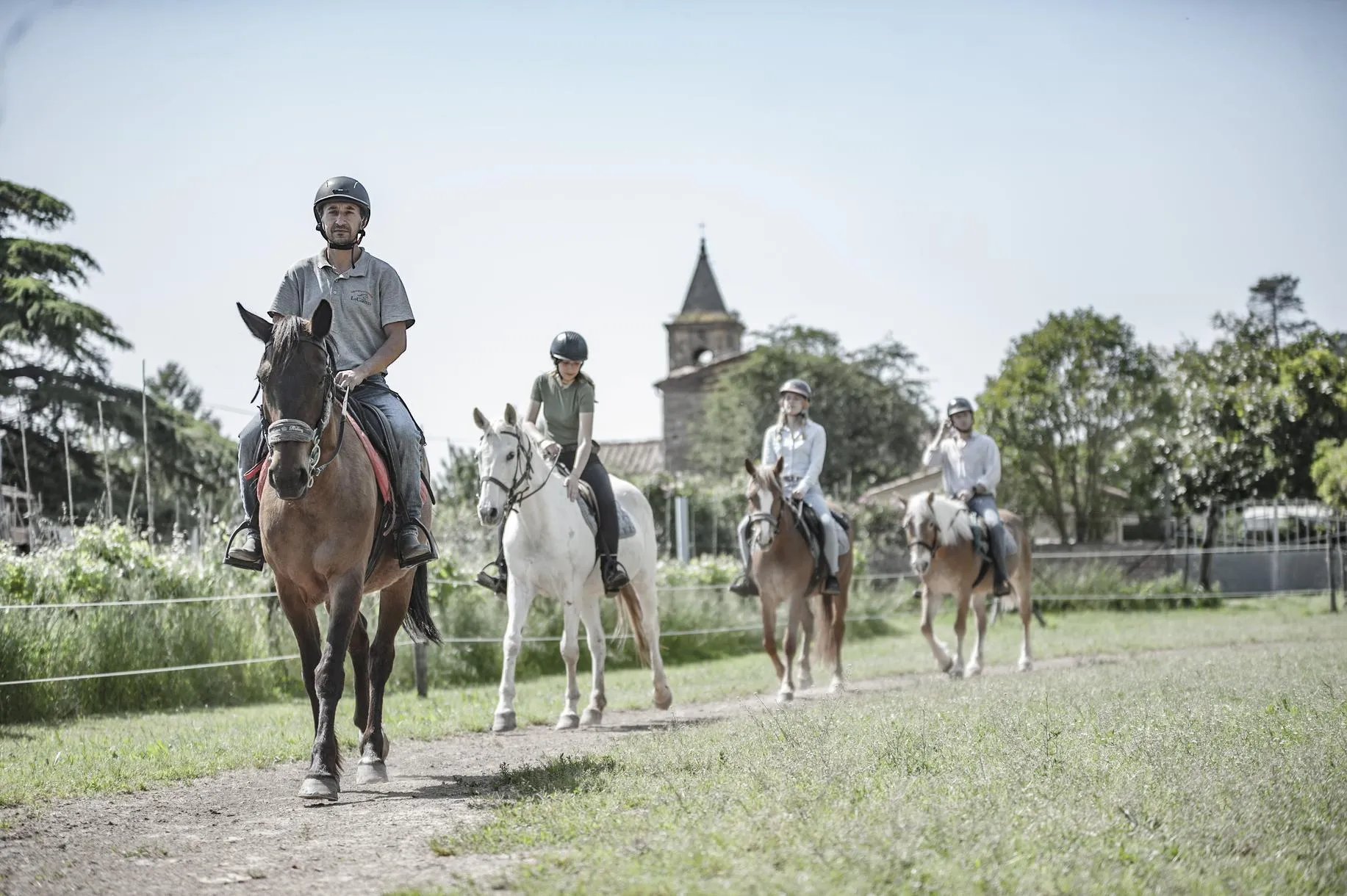 Passeggiata a cavallo per principianti vicino Pisa